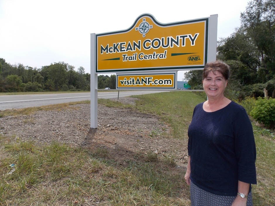 McKean County Welcome Sign