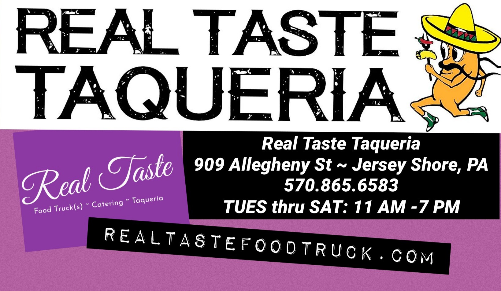 REAL TASTE TAQUERIA & CATERING