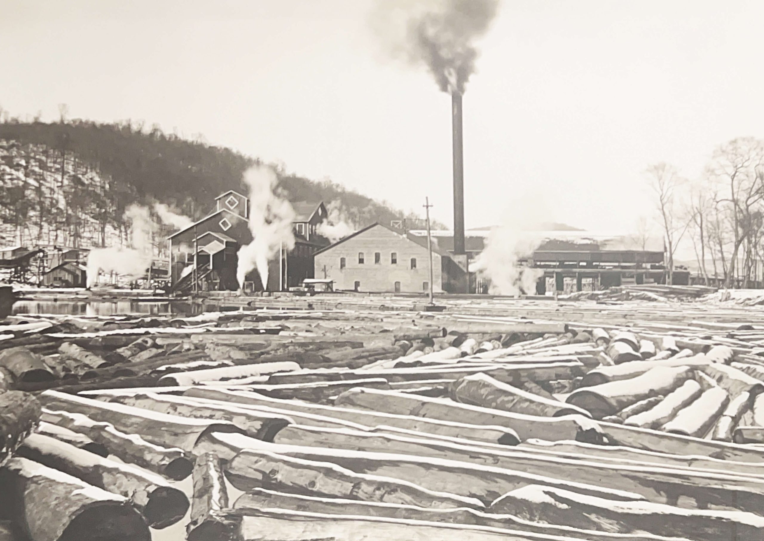 Norwich Millpond and Sawmill – McKean County November 7, 1917