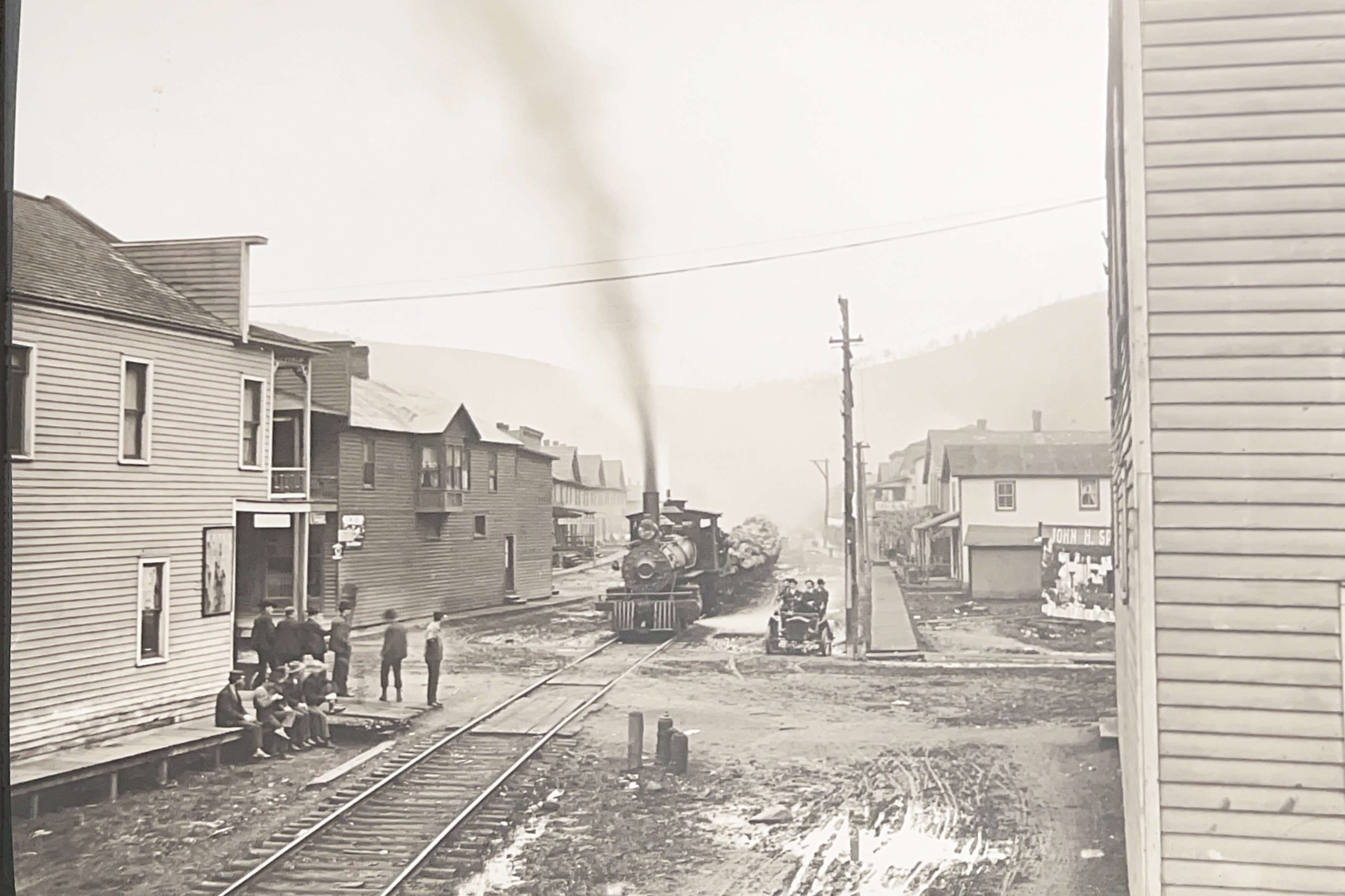 Railroad through Cross Fork, Potter County