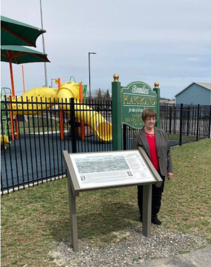 John DuBois Lumber Mill Interpretive Panel