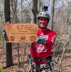 AREA AGRICULTURE TEACHER Van Wagner COMPLETES A STATEWIDE MISSION TO HEIGHTEN AWARENESS OF FOREST HEALTH