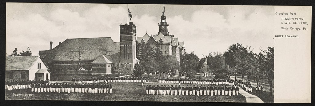 Historic Image of Penn State University in Centre County