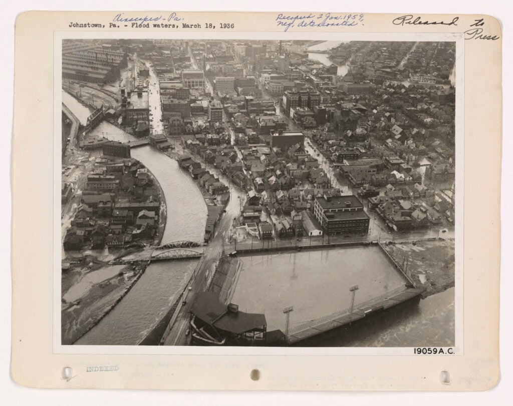 Historic Picture of Johnstown Flood in Cambria County