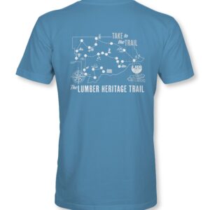 Blue LHT map Tshirt
