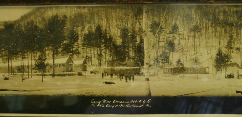 Historic Image of a State Camp in Cameron County