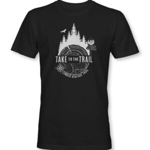 Black LHR Tshirt with Wood cooki