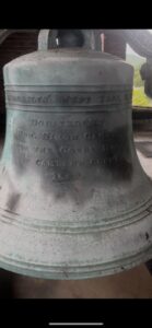 Simon Cameron bell at the Cameron County Courthouse