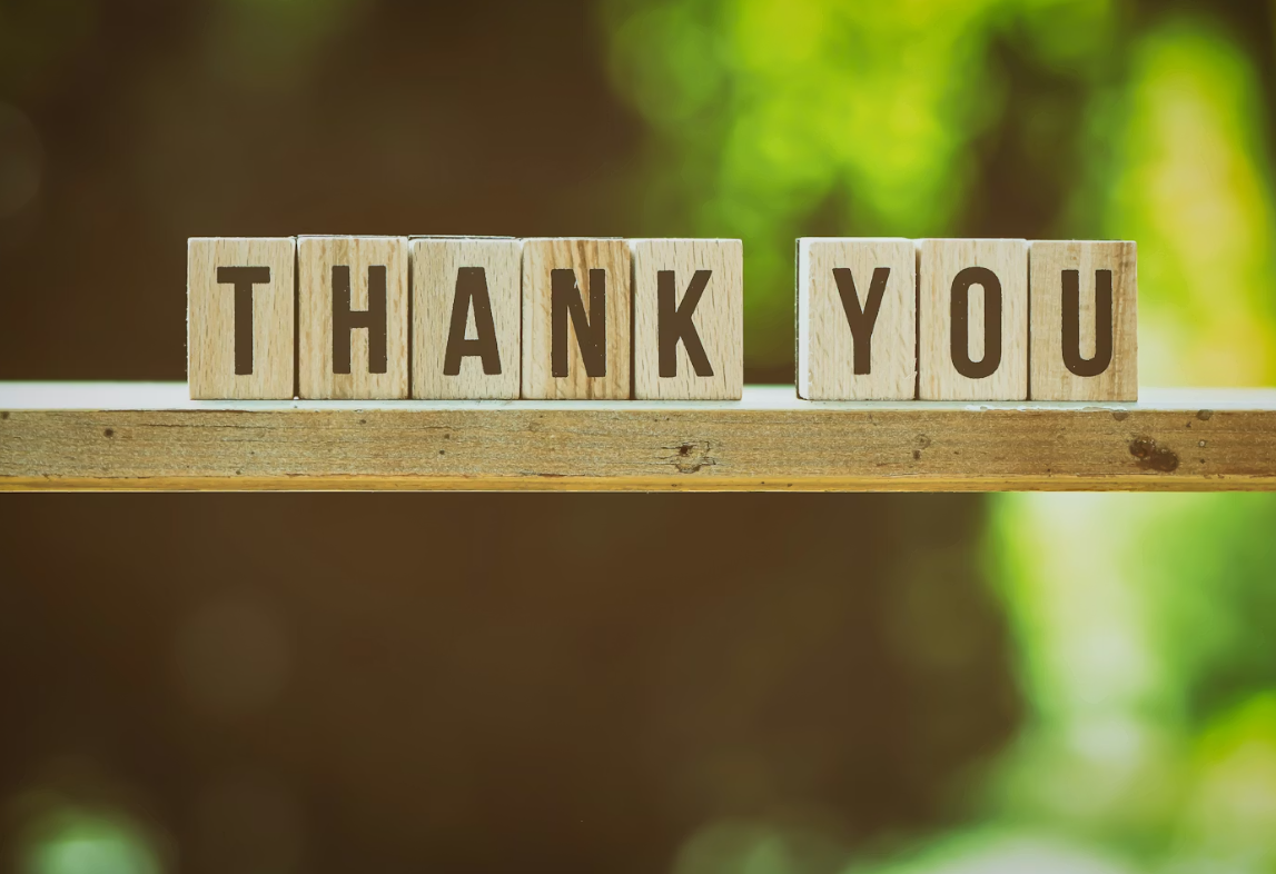 Thank You for Your Generosity